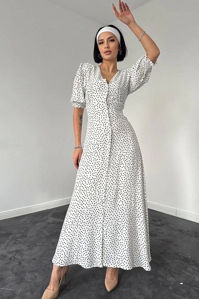 Butik White Back and Waist Dress