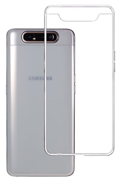 Samsung Galaxy A80 Kılıf Lüx Şeffaf Silikon