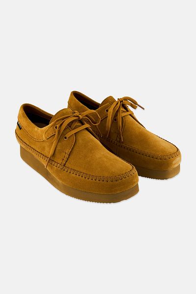 CLARKS Men Lace Up Casual Shoes, Mustard