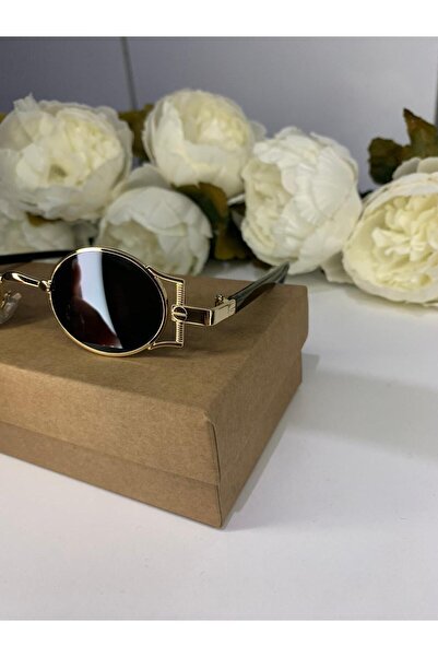 ROYALTY JEWELRY LUCETTE GOLD BLACK GÜNEŞ GÖZLÜĞÜ