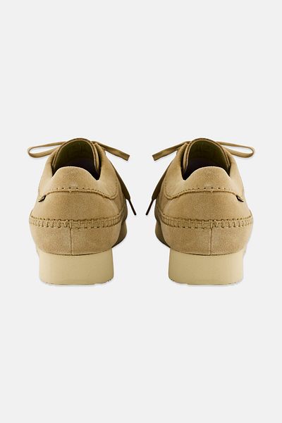 CLARKS Men Standard Weaver Gore Tex Lace Up Shoes, Light Olive