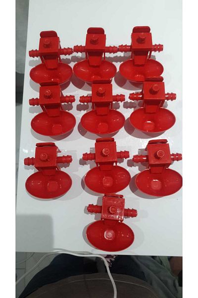 NURDAĞ HIRDAVAT Chicken Chick Drinker 10 Pieces Automatic Dish