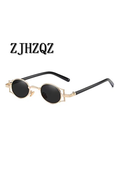 ROYALTY JEWELRY LUCETTE GOLD BLACK GÜNEŞ GÖZLÜĞÜ