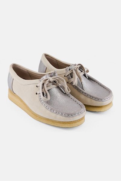CLARKS Women Lace Up Casual Shoes, Beige