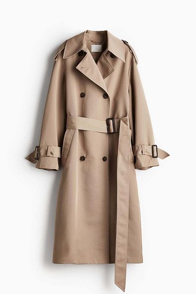H&M Double-breasted trenchcoat