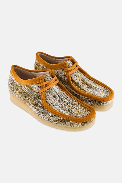 CLARKS Men Standard Wallabee Lace Up Shoes, Multicolor