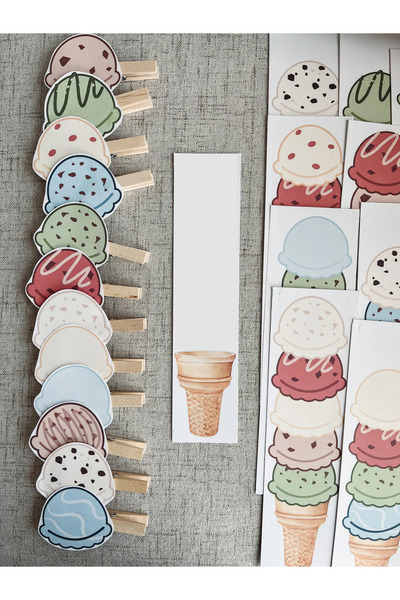 Organik Yolda لعبة صنع الآيس كريم - المهارات الحركية الدقيقة - تعلم نمط ما قب...