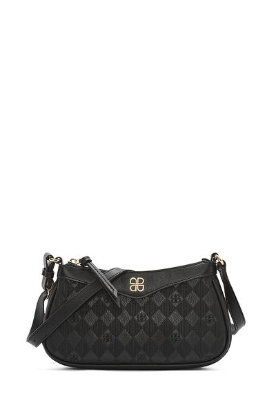 Derimod Women's Black Printed Crossbody Bag 25Sbd 201726