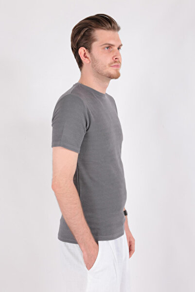 Five Pocket Slim Fit Men's Fp24B2064 Bis Collar T-Shirt