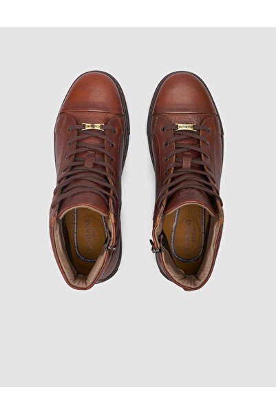 Cabani 100% Genuine Leather Brown Men's Casual Boots