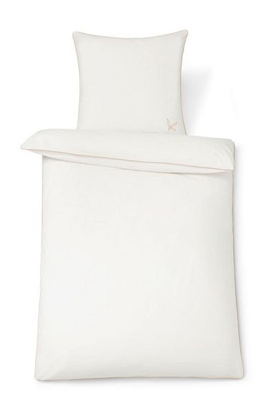 Tchibo Single Premium Cotton Duvet Set 155 x 220 cm, White