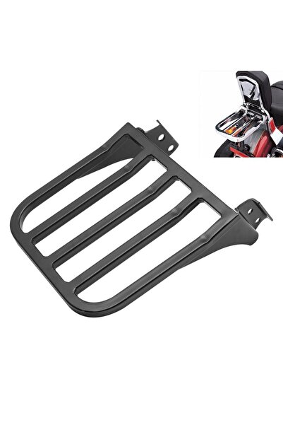 Choice Motorcycle Black Backrest Sissy Bar Luggage Rack For Harley Sportster ...