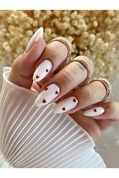 Choice1 QH-W1051 24 قطعة أظافر صناعية طويلة على شكل لوز + مبرد أظافر + قطعة و...