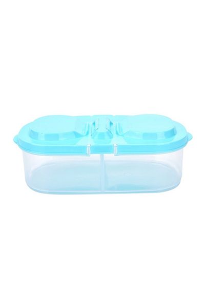 Choice Blue Portable Plastic Protector Case Container Trip Outdoor Lunch Fruit Food Lunch Box Storage Holde