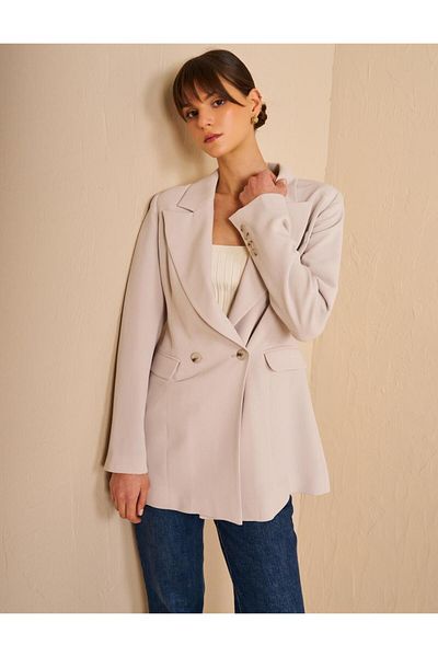 Kayra Ανδρικό πέτο Blazer - Stone