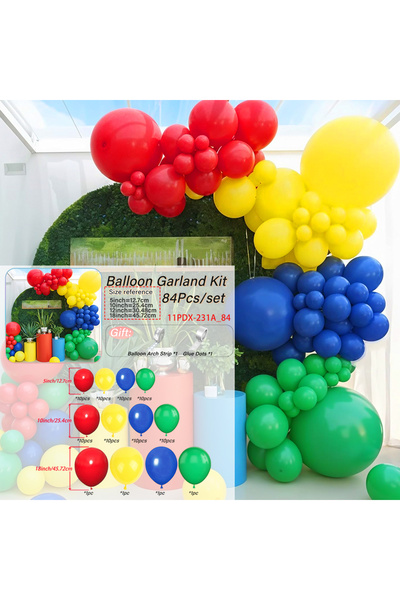 Choice 11PDX-231A 11PDX-231A مجموعة قوس بالونات زينة المهرجانات متعددة الألوا...