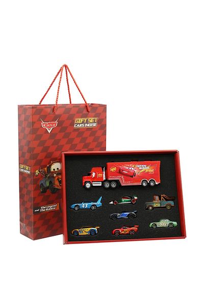 Disney 8Pcs alloy Car 8/13/15Pcs Pixar Cars Gift Box Metal Diecast lightning McQueen Car Model Toy J