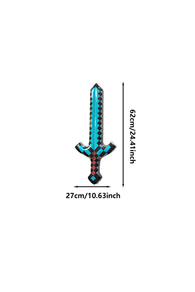 Choice سيف مرصع بالأحجار الكريمة، سيف ذهبي، لعبة واحدة - نمط بكسل أزرق، ألعاب...