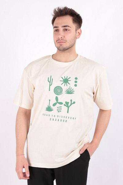 Cazador 4213 Ανδρικό T-shirt με λαιμόκοψη