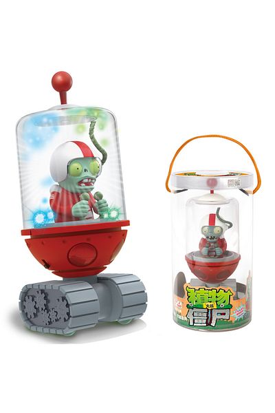 Choice H28020withbox Plants vs Zombies 2 Electromagnetic Shield Zombie Pull back car toy Action Figures Bat