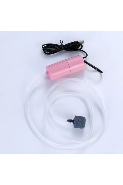 Choice Pink Aquarium Oxygen Air Pump Fish Tank USB Silent Air Compressor Aerator Portable Mini Small Oxygen