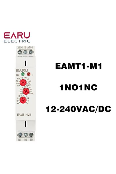 Choice EAMT1-M1 1 قطعة 16A نوع متعدد الوظائف 0.1 ثانية -10 أيام مؤقت مرحل مع ...