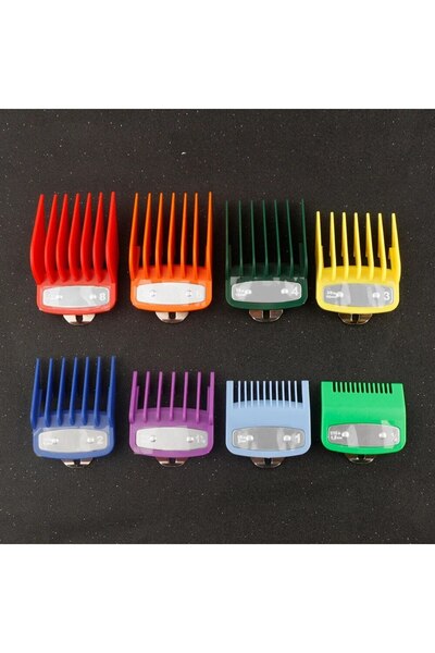 Choice Colorful 8pcs/set Professional Barber Hair Clipper Guide Combs For Wah...