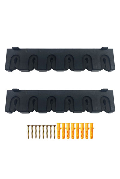 Choice حامل قضيب صيد أسود سهل التركيب بتصميم أفقي مصنوع من مادة ABS - مثبت عل...