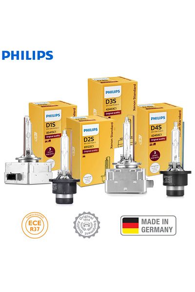 Philips D2S D1S D2S D2R D3S D4S زينون HID مصباح أمامي أصلي للسيارة قياسي 35 واط 4200 كلفن أبيض أصلي B
