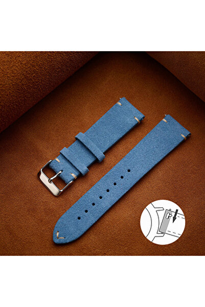 Choice 18mm Light Blue Quick Release Soft Suede Strap 14mm 16mm 18mm Wristban...