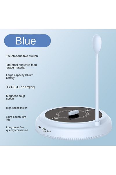 Choice Blue Automatic Mixing Cup Portable Electric Mixing Coffee Cup Water Cup Milk Cup USB Charging Magnet