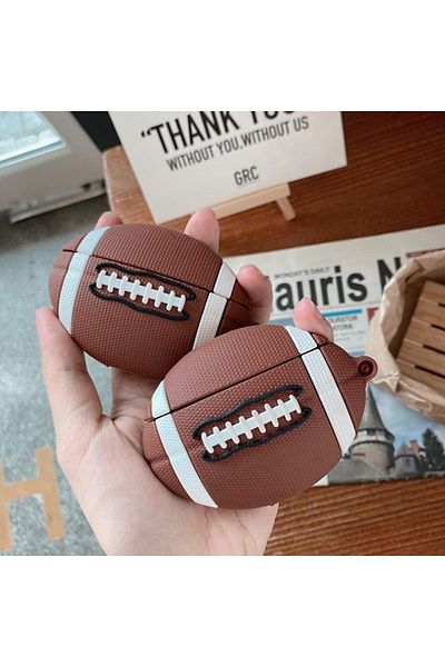 Choice For Airpods Pro 2 3d Cute Cartoon Rugby Earphone Case For Airpods Pro 2 Creativity Football Silicone