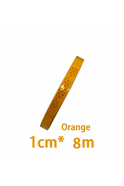 Choice برتقالي - 1 سم × 8 م 1 سم × 20/10/8/5 م أشرطة عاكسة عاكسة شريط تحذير م...