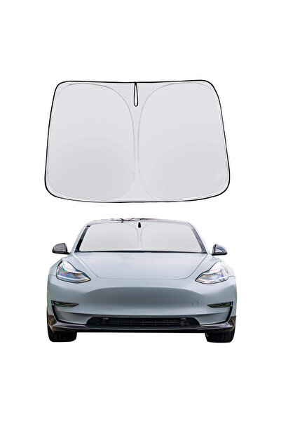Choice أغطية واقيات الشمس للزجاج الأمامي لسيارة تيسلا، واقيات الشمس للنافذة ا...