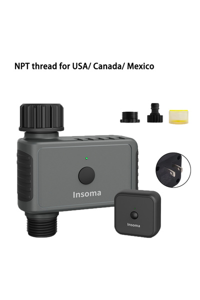 choice2 NPT-Hub-US Insoma Wifi Automatic Sprinkle Timer Remote Garden Water T...