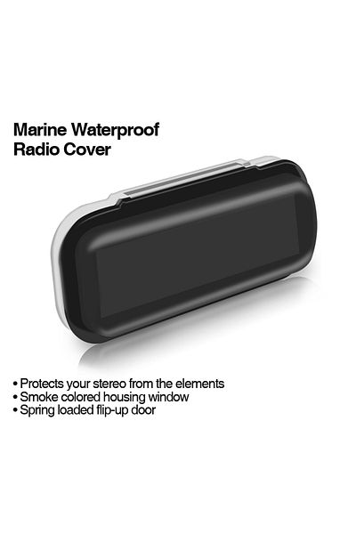 Choice Protector Universal 1Din Boat Radio Waterproof Protector Marine Radio Boats Stereo Housing Cover Wat
