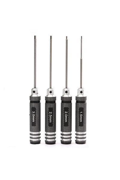 Choice 2mm black 1Pcs Top Quality Titanium Nitride TiNi Hex Driver Wrench Screwdriver 1.5mm/2mm/2.5mm/3.0m