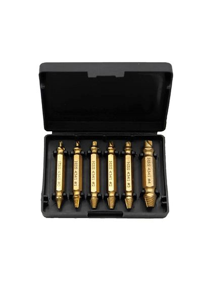 Choice 6pc extractor 6pc HSS Extractor Double Head Screw Slide Tooth Removal Screwdriver Screwdriver Bit Br