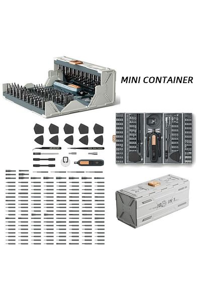 PINTUDY 180 in 1 180 in 1 Multifunctional Precision Screwdriver Tool Set Mobile Phone Computer Aircraft Mode