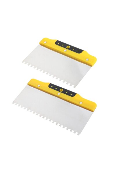 Choice 250mm 1Pc Finishing Trowel Wall Grout Spreading Tools Steel Trowel Putty Notched Spatula Concrete Dr