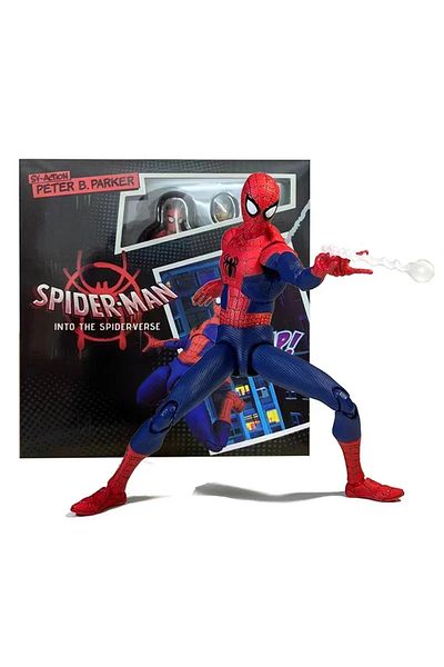 Choice black New ML Legends Spiderman Figure Spider-Man Into The Spider-Verse Sv Peter B. Parker Sentinel M