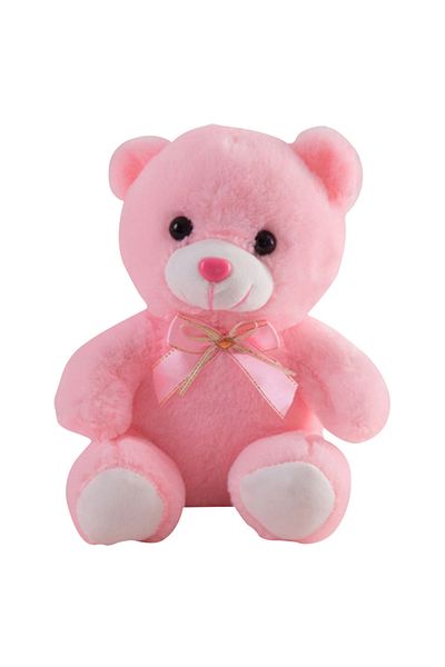 Choice Pink Led Glowing Bear Plush Toy Luminous Lighting Stuffed Bowknot Bear Doll For Kids Adult Soft Cute
