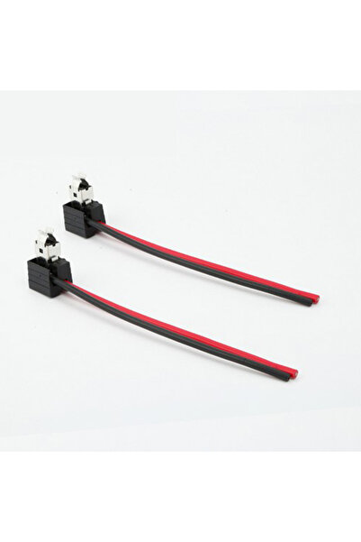 Choice 2 قطعة 2 قطعة من موصل أسلاك توصيل لمبة المصباح الأمامي لمصباح H1 للسيارة