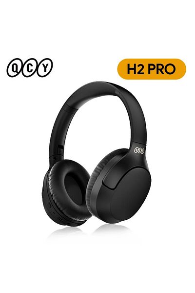 Choice H2PRO BLACK QCY H2 Pro Wireless Headphones Bluetooth 5.3 BASS Mode Earphones HIFI 3D Stereo Headset
