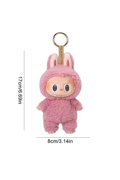 Choice stand Labubu Transparent Protective Storage Case Plush Dolls Display Bag Organizer Box