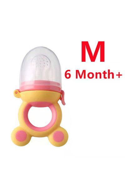 Choice TD1208A-M Baby Teether Nipple Fruit Food Feeder For New BornSilicona Teethers Fresh Food Nibbler Pac