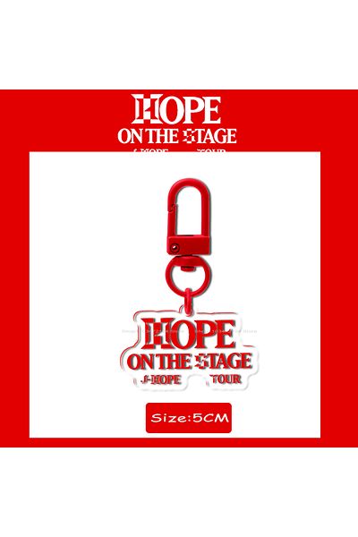 Choice سلسلة مفاتيح Kpop أكريليك حمراء KC-BT48-34، بضائع J Hope on the Stage، ألبوم HOSEKO HOBIS SWEET DREAMS، Jack