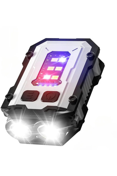 Choice مصباح يدوي تكتيكي أبيض EDC بمشبك EDC مصباح يدوي صغير محمول للتخييم والجري