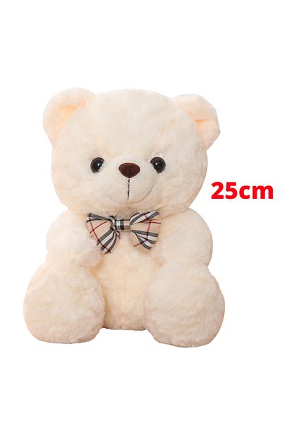 Choice 6 25/35cm Kawaii Teddy Bear Plush Pillow Toys Lovely Bow-knot Bears Toys Stuffed Soft Animal Dolls .