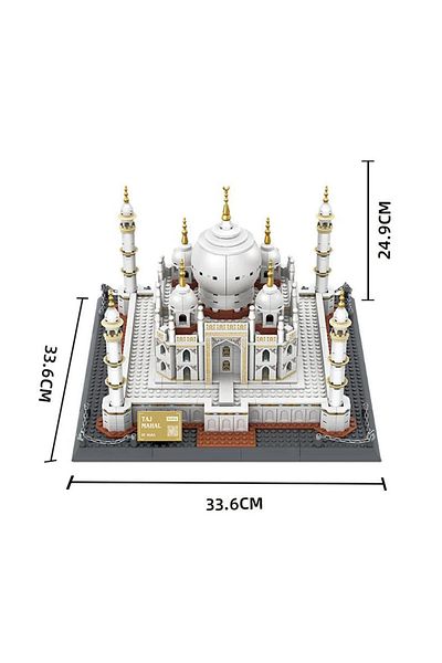 Choice 1113PCS No Box 1113pcs Creative Building Blocks Set World Great Architecture Large Taj Mahal Model K